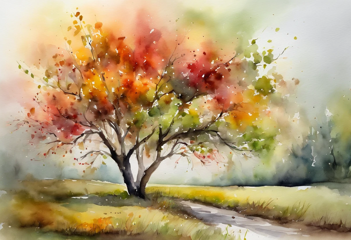 Tree,avenue,Monthly flowers
