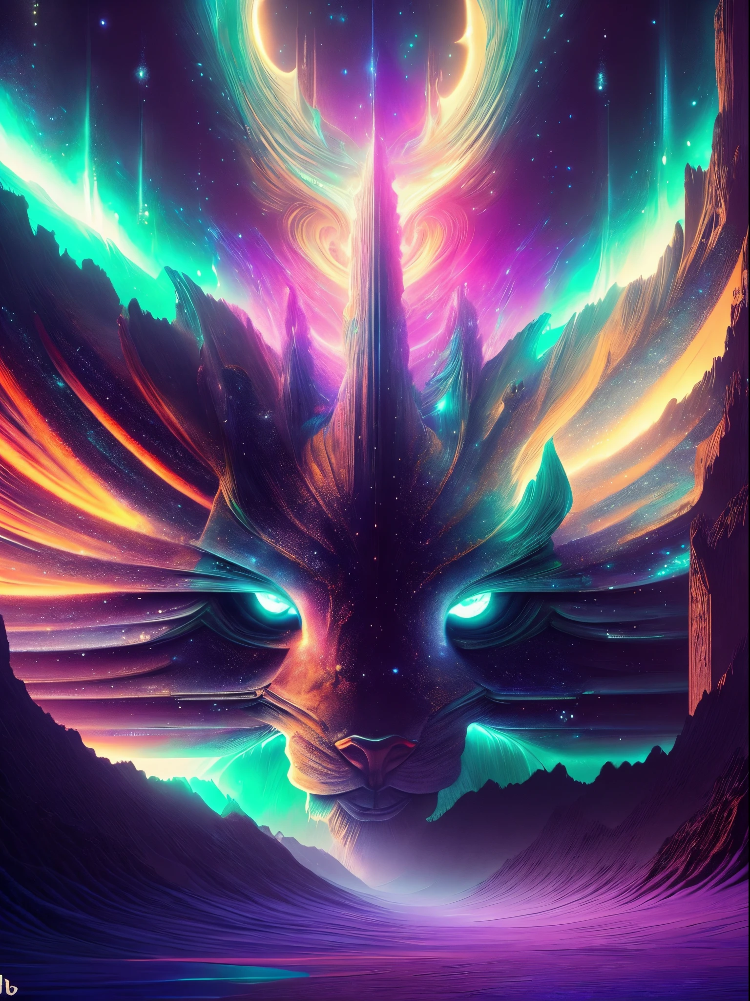 only a big Furry face in center in a psychedelic and surreal spiral world, ultra-detailed, with vibrant colors and lighting effects, creating a masterpiece with 8k and 4k resolution. Furry is depicted with intricate details, merging with the surroundings seamlessly. The artwork showcases Furry under the influence of LSD, where space and time lose their boundaries. The scene exudes a sense of otherworldly beauty and mystique, combining the ancient stargate Egyptian deity with a contemporary psychedelic aesthetic, creating a visually stunning and mind-altering experience. strong facial expressions"