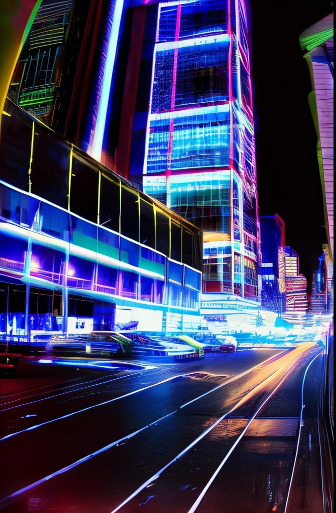 (best quality,highres:1.2),vibrant colors,neon lights,fast-paced city,skyscrapers,grid-like streets,people in futuristic fashion,dystopian atmosphere,advanced technology,hovering vehicles,futuristic billboards,
crowded streets,dark alleys,mysterious figures in shadows,glowing cybernetic enhancements,reflective surfaces,explosions of color,energy surges, pulsating lights,city that never sleeps,constant motion,merging of human and machine,
rain-soaked streets,shimmering reflections,on the edge of chaos,adrenaline rush,urban jungle,electrifying energy,concrete canyons,summoning the future,metropolis of dreams,unyielding spirit,embrace of contradictions,limitless possibilities.