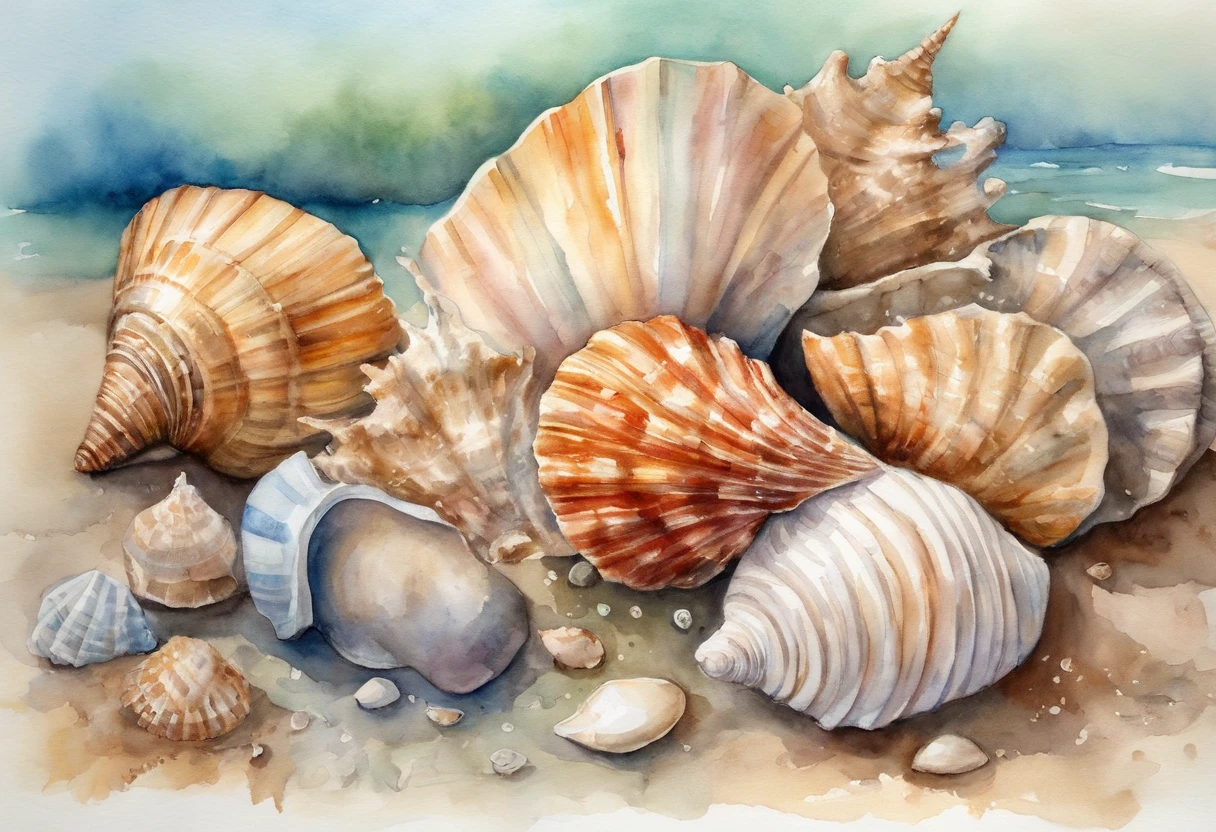 sea shell,showcase,Visitors