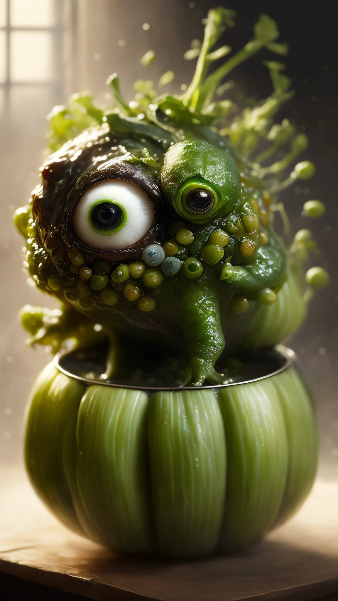 amateurish RAW photo, pickles, anthropomorphic, Canon RF, 800mm lens, ugly, photorealism, <lora:ral-mtlnicbz:0.84> ral-mtlnicbz, great composition, dramatic, highly detail, rich vivid colors, fine polished, highly contrasted, very, pure, dynamic cinematic perfect background