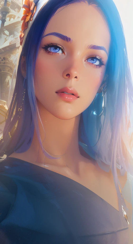atmospheric scene,  master part,  best quality,  (Rosto detalhado,  textura da pele do detalhe,  corpo ultra-detalhado),  (Cinematic light:1.1),  r0seb7rne-smf | red hair,  longos cabelos ruivos
((1girl)),  longos cabelos ruivos,  (Purple eyes),  armadura azul escuro,  Roupas de feiticeira,  colar de metal preto e azul,  corpo sexy,  disturbed facial expression,  Apocalyptic fantasy landscape,  science fiction,  Cinematographic defoliation,  dynamic lights., bruxa,  (Black-eyed iris) olhos azuis,  pele branca, armadura,  swort,  fire,  campo de batalha,  dim sky,  nuvens azuis,  Casaco de penas azuis,  casaco grande,  casaco de pele elegante,  pelagem azul escura,  seios grandes,