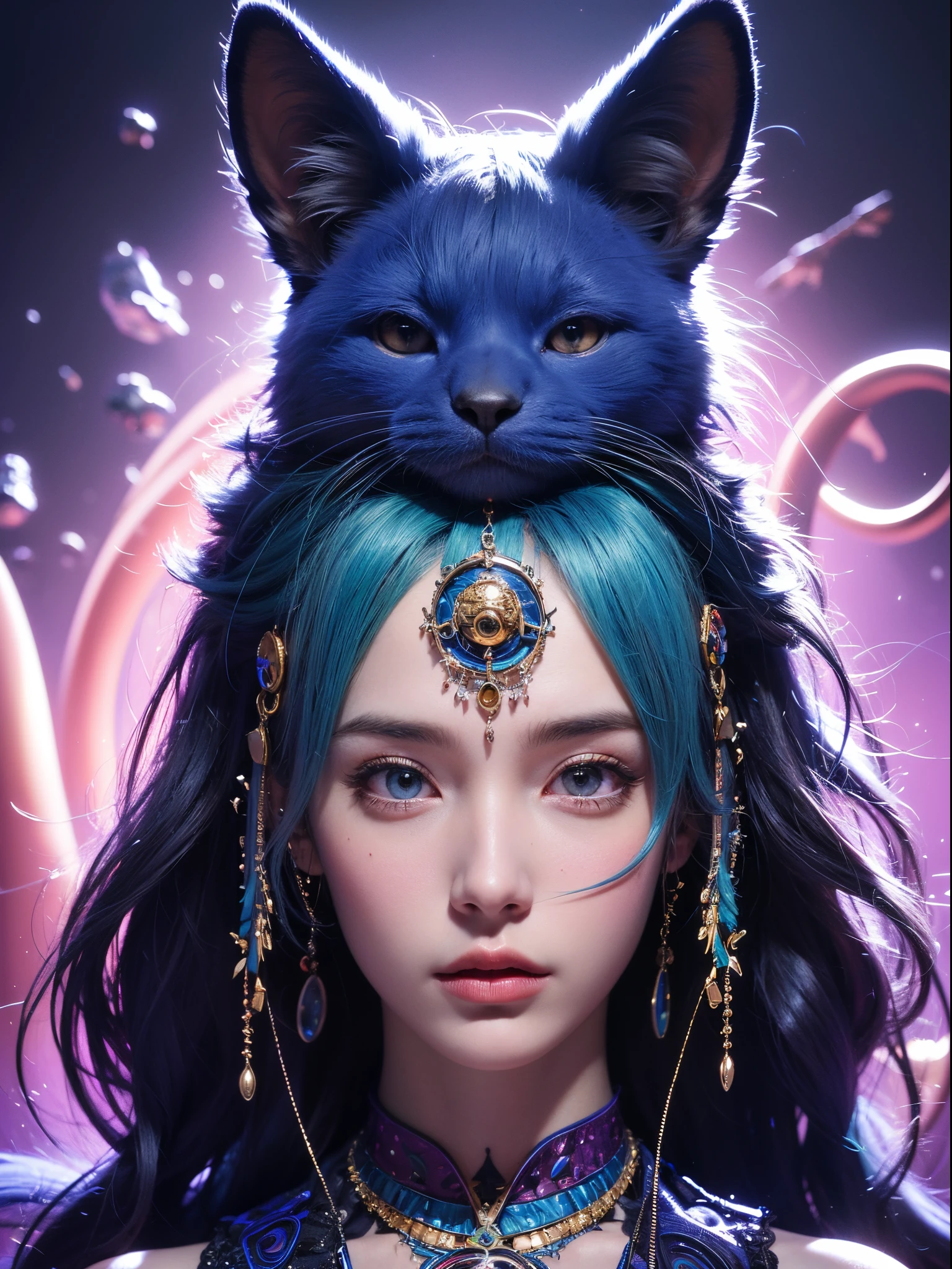 only a big Furry face in center in a psychedelic and surreal spiral world, ultra-detailed, with vibrant colors and lighting effects, creating a masterpiece with 8k and 4k resolution. Furry is depicted with intricate details, merging with the surroundings seamlessly. The artwork showcases Furry under the influence of LSD, where space and time lose their boundaries. The scene exudes a sense of otherworldly beauty and mystique, combining the ancient stargate Egyptian deity with a contemporary psychedelic aesthetic, creating a visually stunning and mind-altering experience. strong facial expressions"