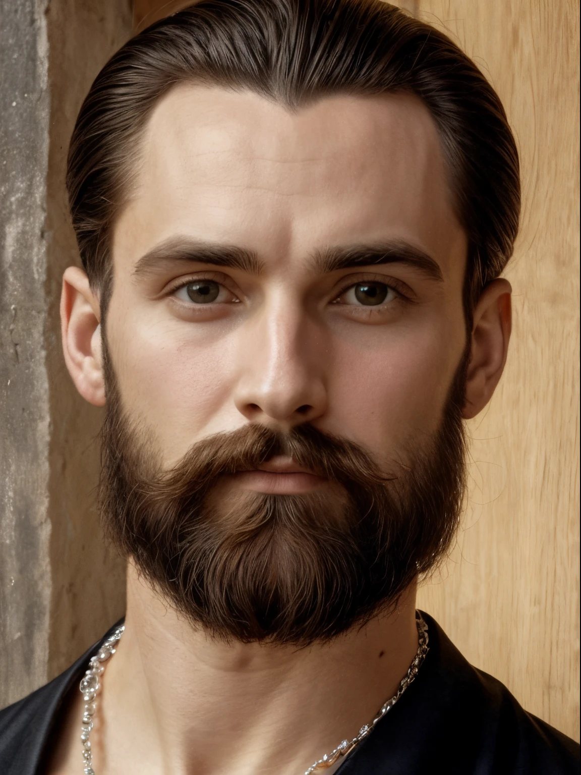 Homem, cabelo com fade, cabelo cortado, cicatriz no rosto, middle ages, anos 900