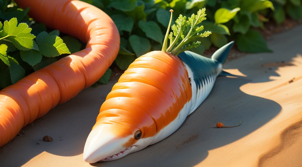 Shark human carrot hybrid