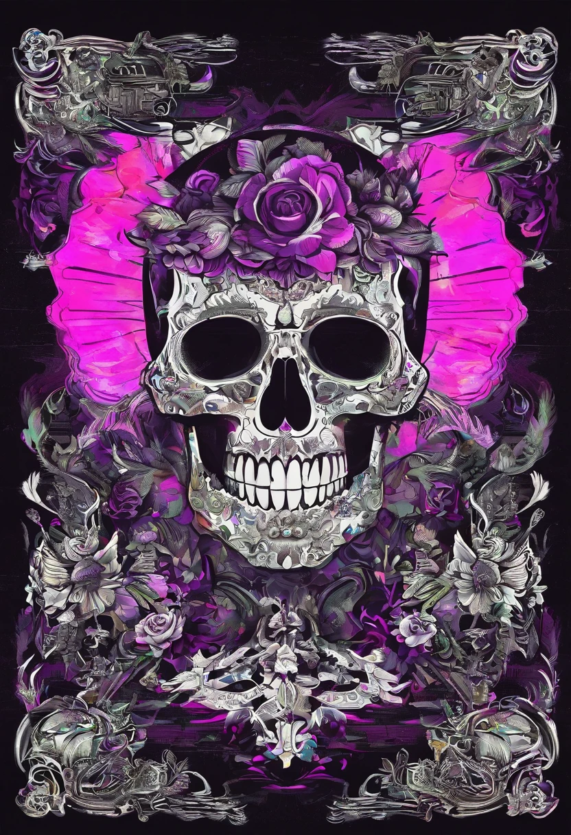 generate me a logo that a punk-rock band would ahve a picture of a ghoul.