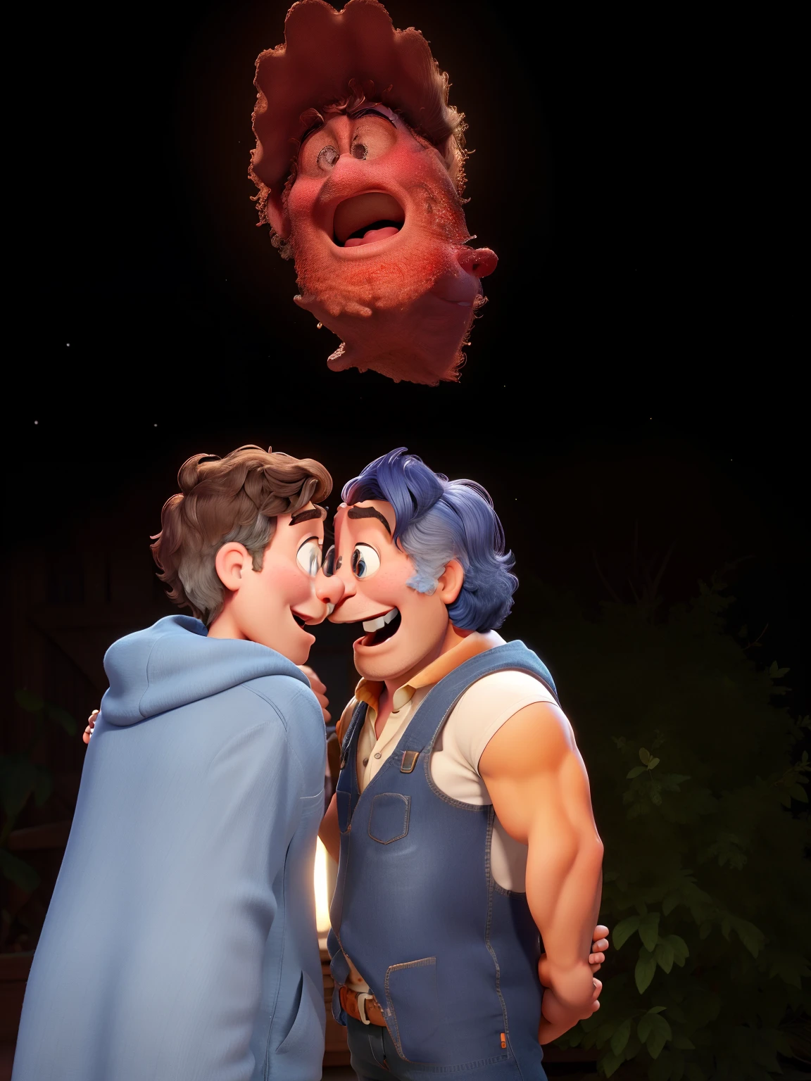 A Disney pixar cartoon style