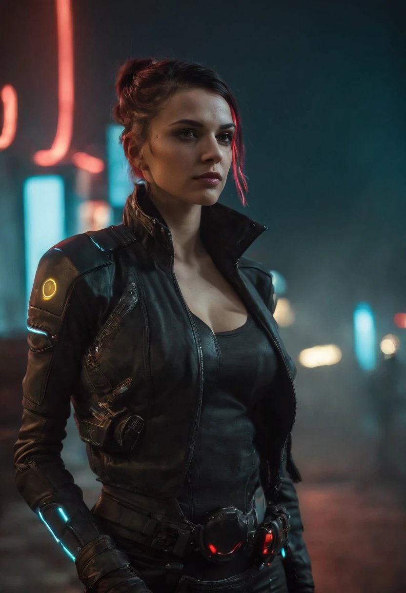 ((qualidade superior)), ((Melhor Varejo)), (high level of detail: 1.3), ....3d, Uma mulher andando de moto,Lindo eu fiz (Cyberpunk:1.3) homem hacker, male spy, Pilotando uma motocicleta,Long medium rise,(Medium plan)