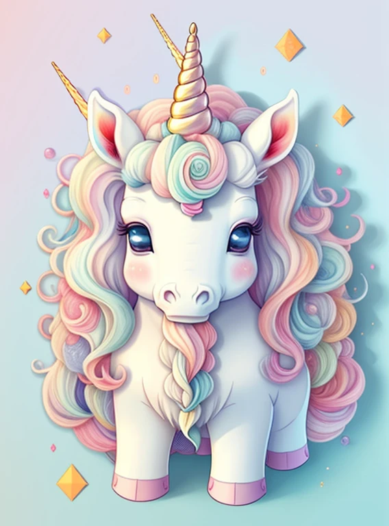 (baby unicorn), Munchkin ,Geometric multidimensional wall portrait, livro de arte, Tchibi,
Yang08k, Beautiful, Colouring,
Obras, of the highest quality, best quality, Arte Oficial, Beautiful and Aesthetic,