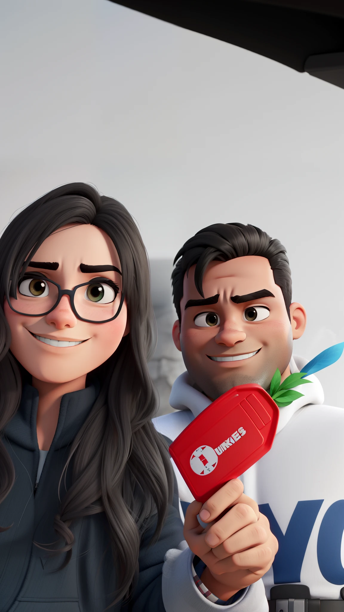 Use um filtro cartoon deixe o homen mais forte