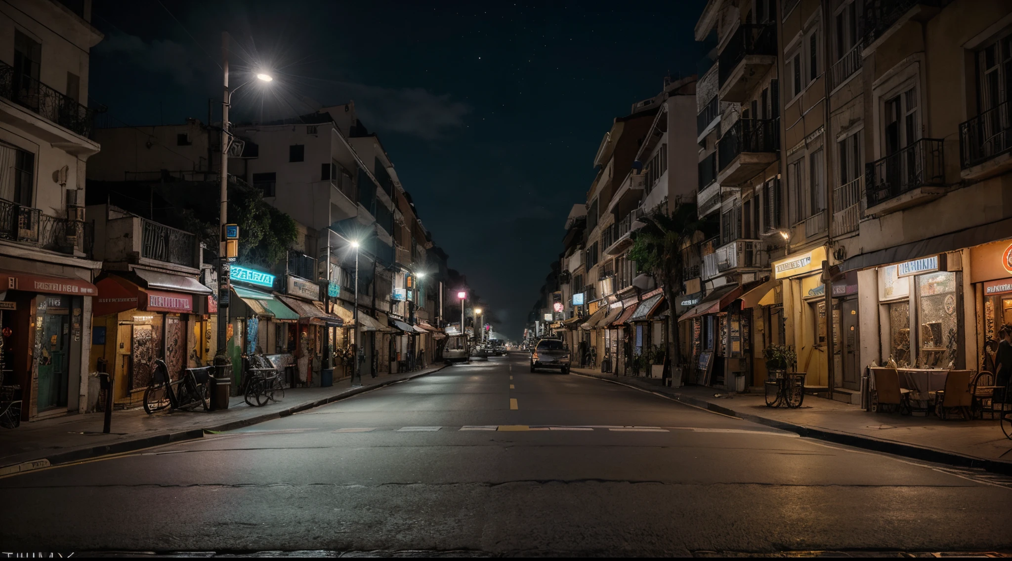 Paisagem antiga estilo greco-romana misturada com detalhes contemporaneos luzes, leds, neon, e muitas pessoas (.RAW, 8k, UHD, Fujifilm XT3)