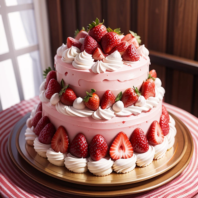 Strawberry cake