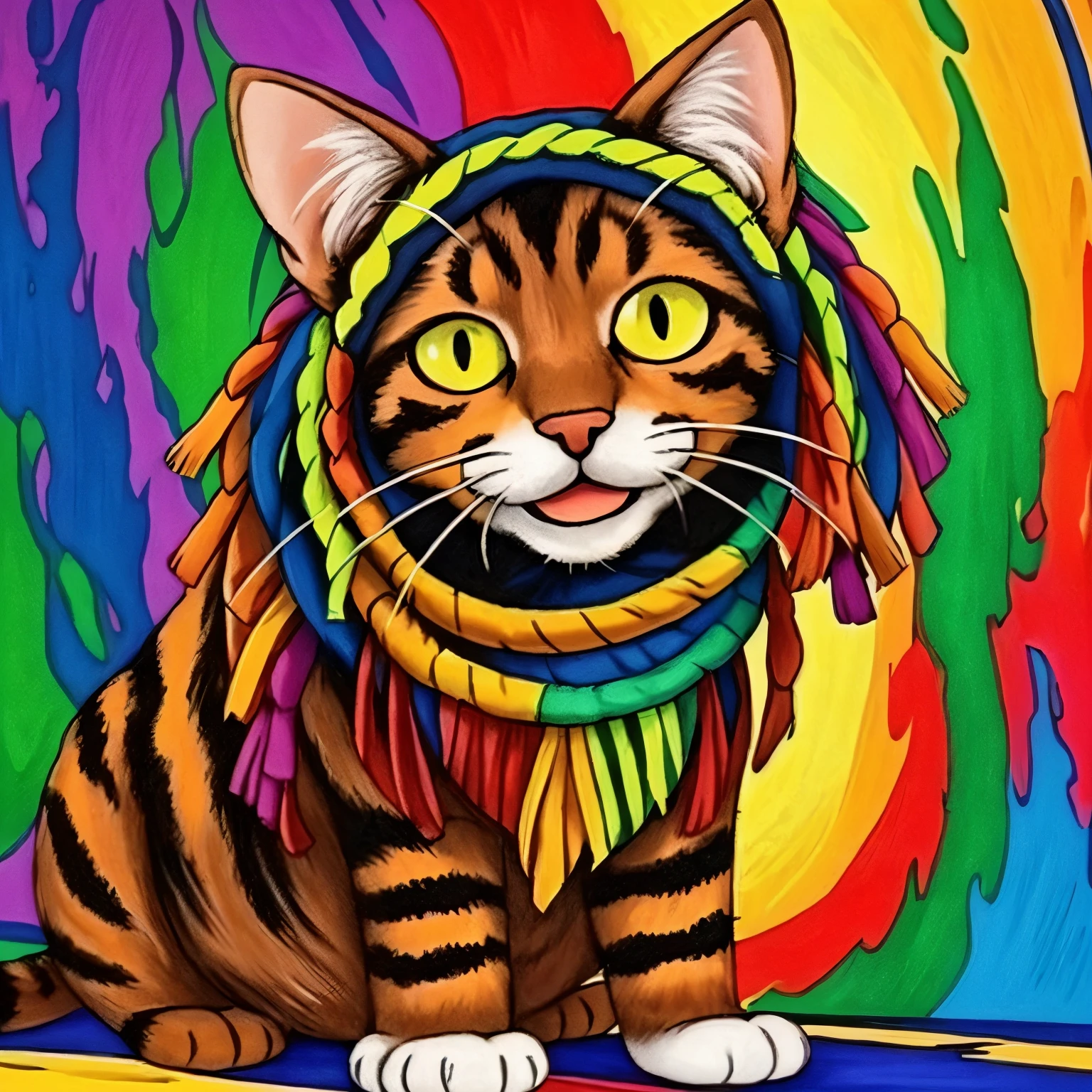 Rasta cat