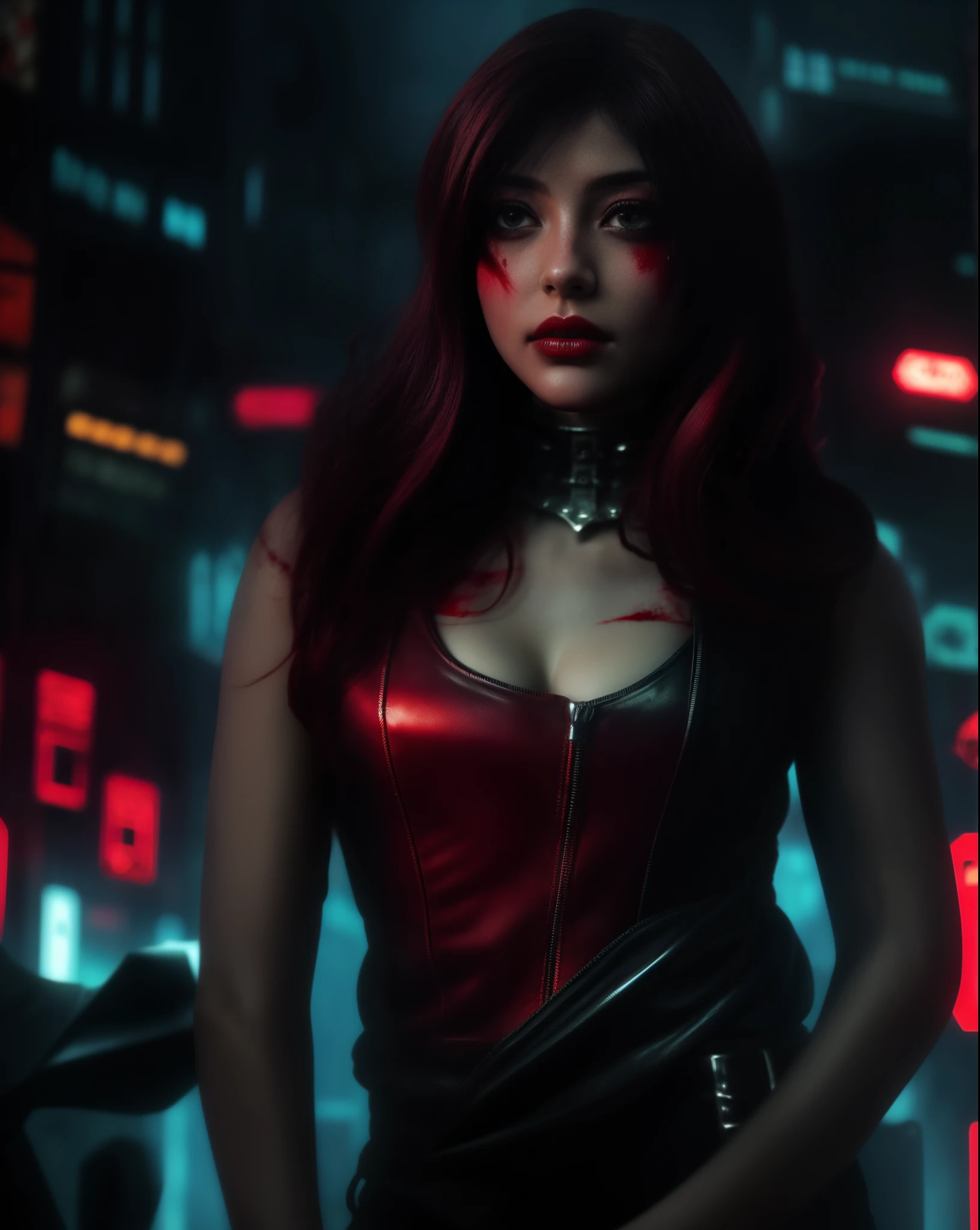 anime, female, blood, demon, blood, blood, blood, blood, blood, blood, blood, blood, blood, blood, blood, blood, blood, blood, blood, blood, blood, blood, blood, blood, blood, blood, blood, blood, blood, blood, blood, blood,, cyberpunk dark fantasy art, dark cyberpunk illustration