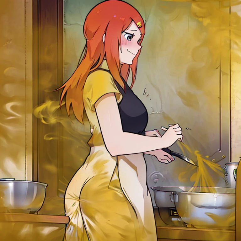 ((Kushina Uzumaki)),((velocity)),Yellow smoke,Attacked by farts, (((Women stand)),velocity,(Yellow smoke is rising),i&#39;i&#39;i&#39;i&#39;i&#39;i&#39; kitchen)),((One Woman)),((A girl smells a fart and smiled faintly)),((fart while cooking)),(farting in kitchen),((blushing)),(masterpiece:1.2、top-quality)、(the Extremely Detailed CG Unity 8K Wallpapers、ultra-detailliert、Best Shadows)、(细致背景)、(The best lighting、extremely delicate and beautiful)、depth of fields、1girl in、独奏 ,looking arround her,Ephemeral,,(),()),((((Girl is embarassed when she smells the bad smell of farts)))),((((profile facing diagonally)))),((i&#39;I closed my mouth with hand feel embarassed...)),(()),((embarassing look)),((massive fart)),((fart text))