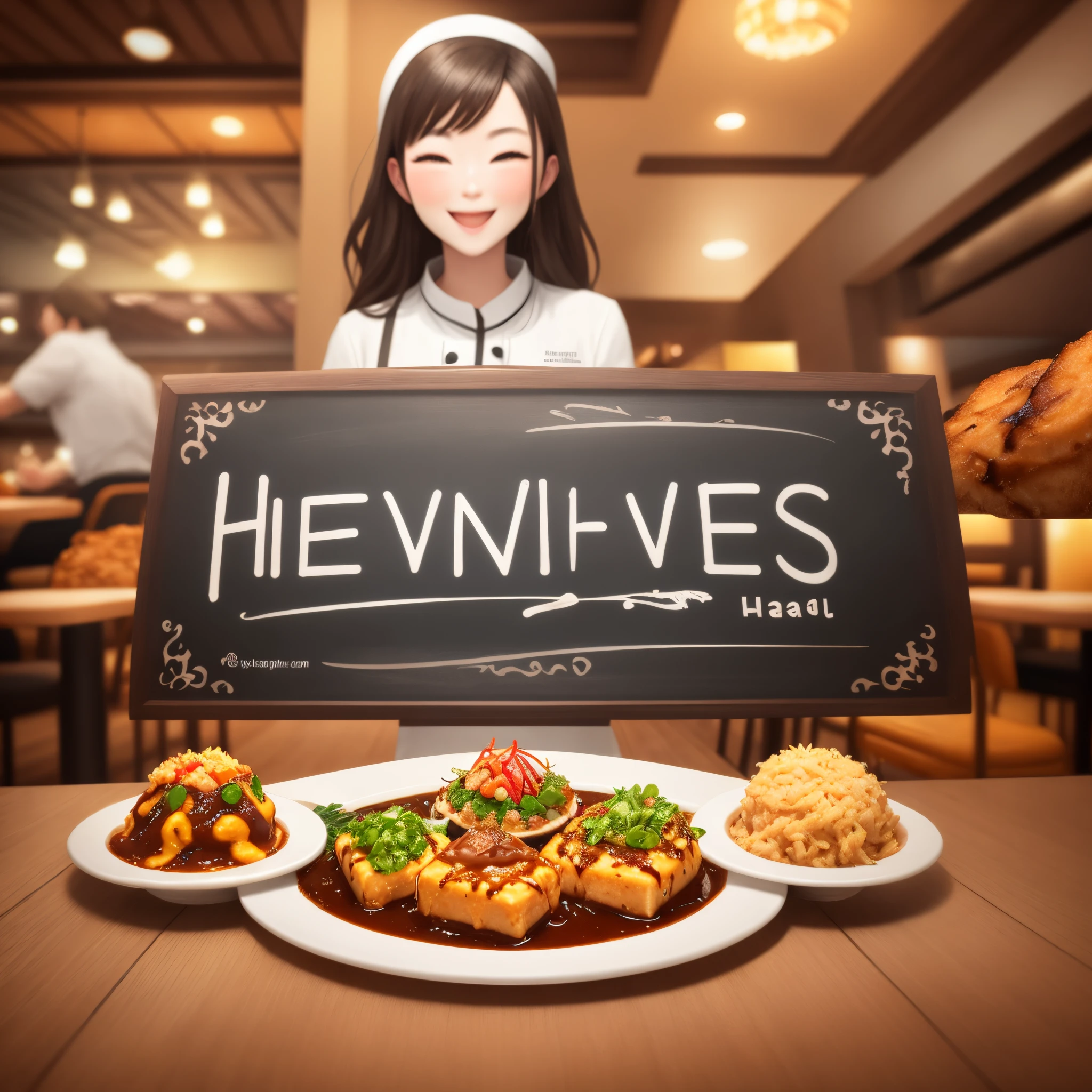 make a restaurant logo called Heavenly bites