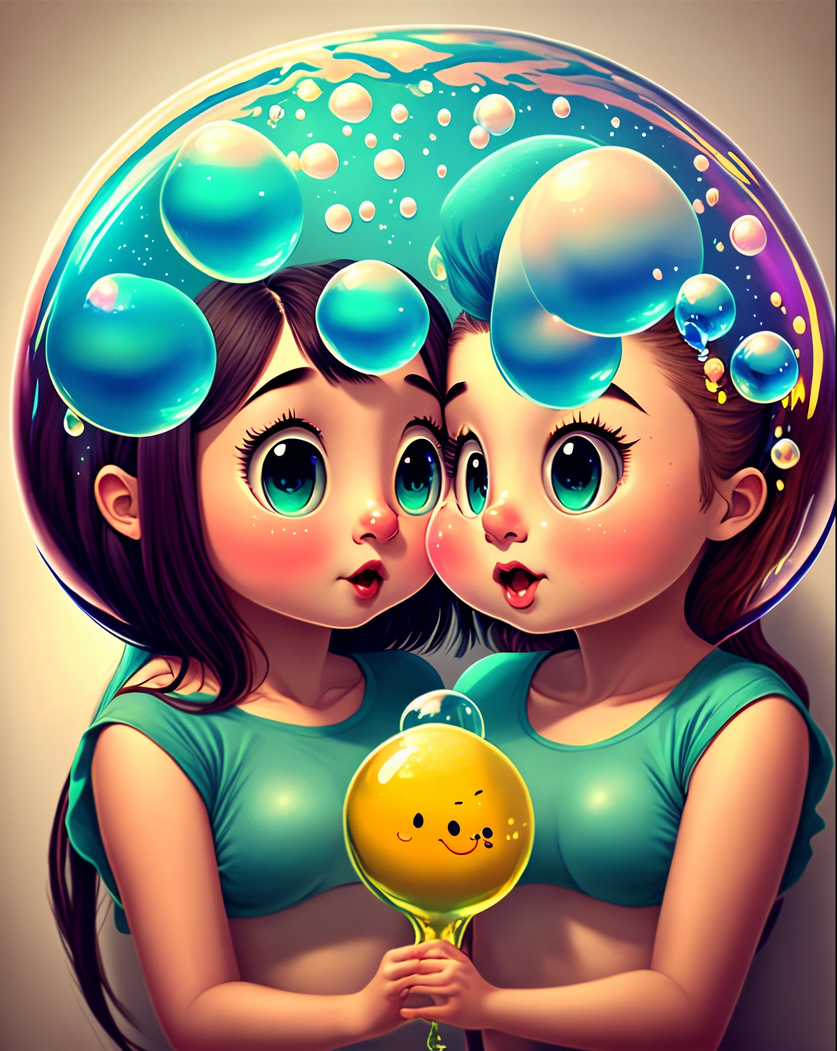 Draw me 2 bubble couples from SpongeBob