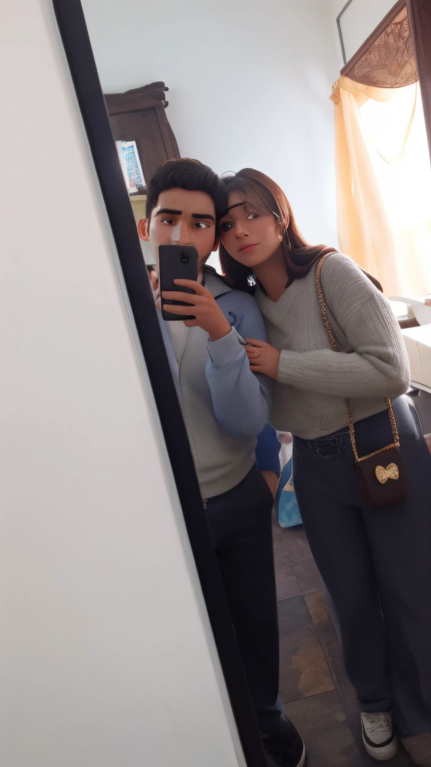 Dos personas que estan enamoradas