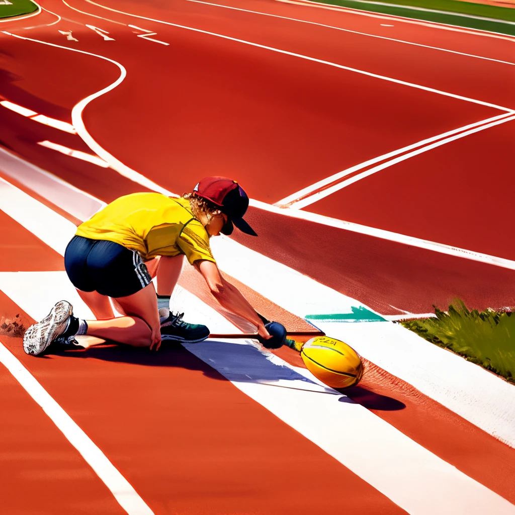 Illustration of winning at a sports day