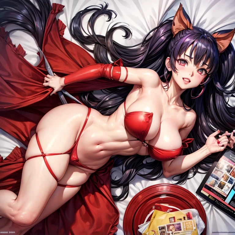 Rory Mercury desnuda con postura sensual y con cuerpo perfecto