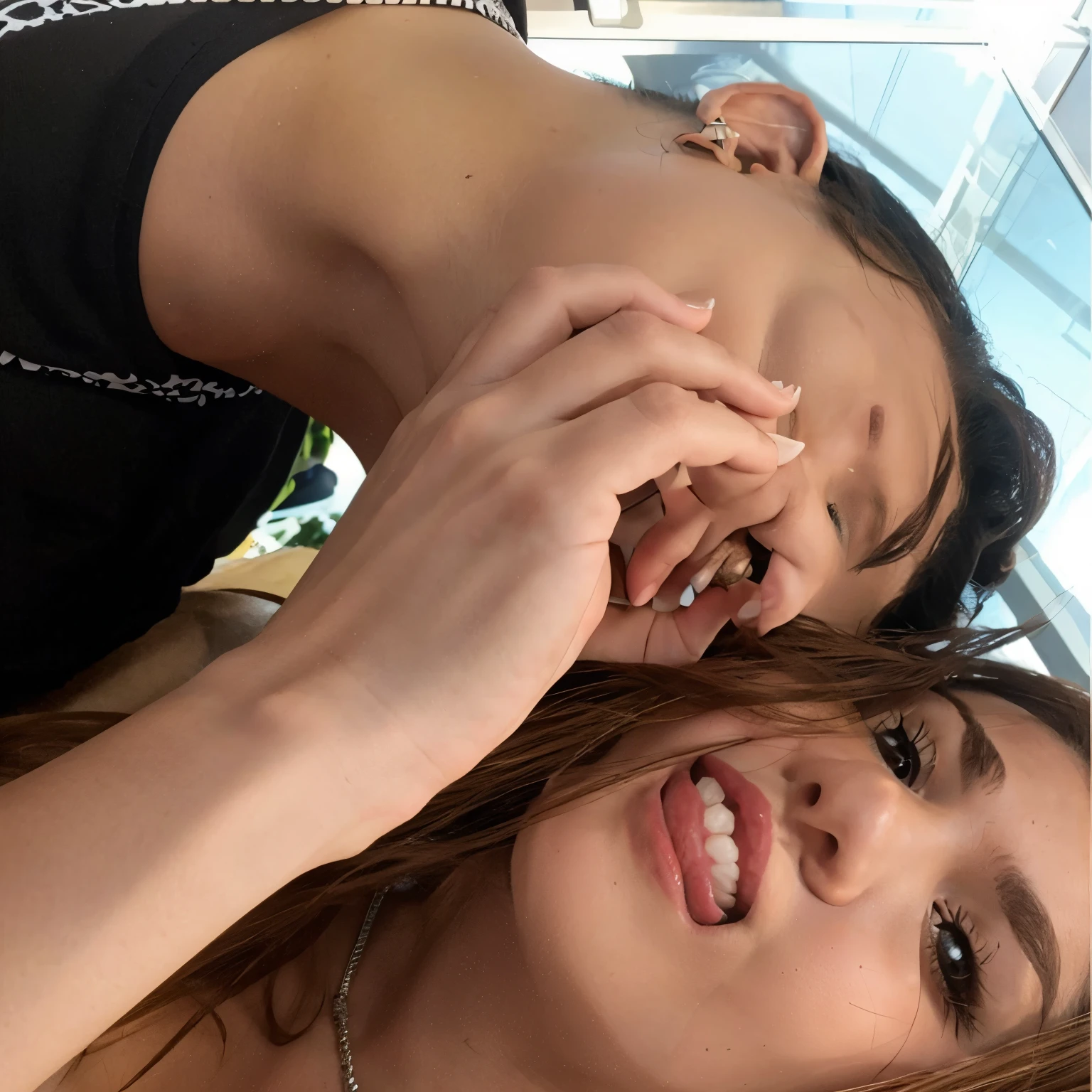 Skinny Asian wife with skinny Asian mistress sharing a long dick, 2 girls, (blow job), (2 cumsluts) , come on face, full breasts, facecum, facialised, facial, facialized, ( sharing a long dick)deepthroating, breasts exposed, cumshot, facial, ejaculated on face, cum drbbling down chin, bj, blowjob, blow job, blowing, holding breasts, (cum dribbling from mouth), thick white cum dribbling down face, cum on face, hand job, hj, titjob, boobjob, sexy, facial, facialised, full torso shot, dick in mouth