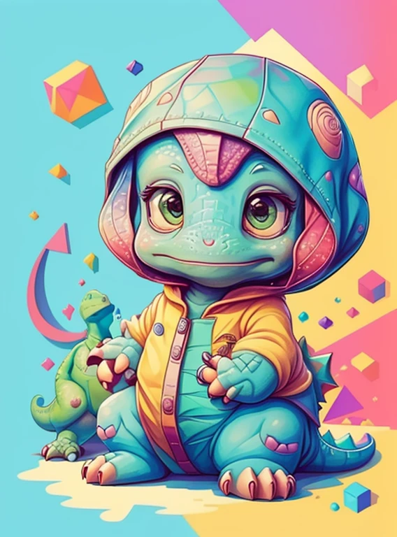 ) ((((cute baby dinosaur) ((Mikey)) - Criador: Walt Disney2023) ), ,, ( Walt Disney acolchoamento ,multidimensional geometric wall PORTRAIT, arte, Chibi,
Yang08k, lindo, Colouring,Rose
Primary works, qualidade superior, melhor qualidade, Arte Oficial, Beautiful and Aesthetic,)) ), ,,  Walt Disney acolchoamento ,multidimensional geometric wall PORTRAIT, arte, Chibi,
Yang08k, lindo, (Colouring, Rosa), amarelo ,azul ,vermelho e branco)
Primary works, qualidade superior, melhor qualidade, Arte Oficial, Beautiful and Aesthetic,