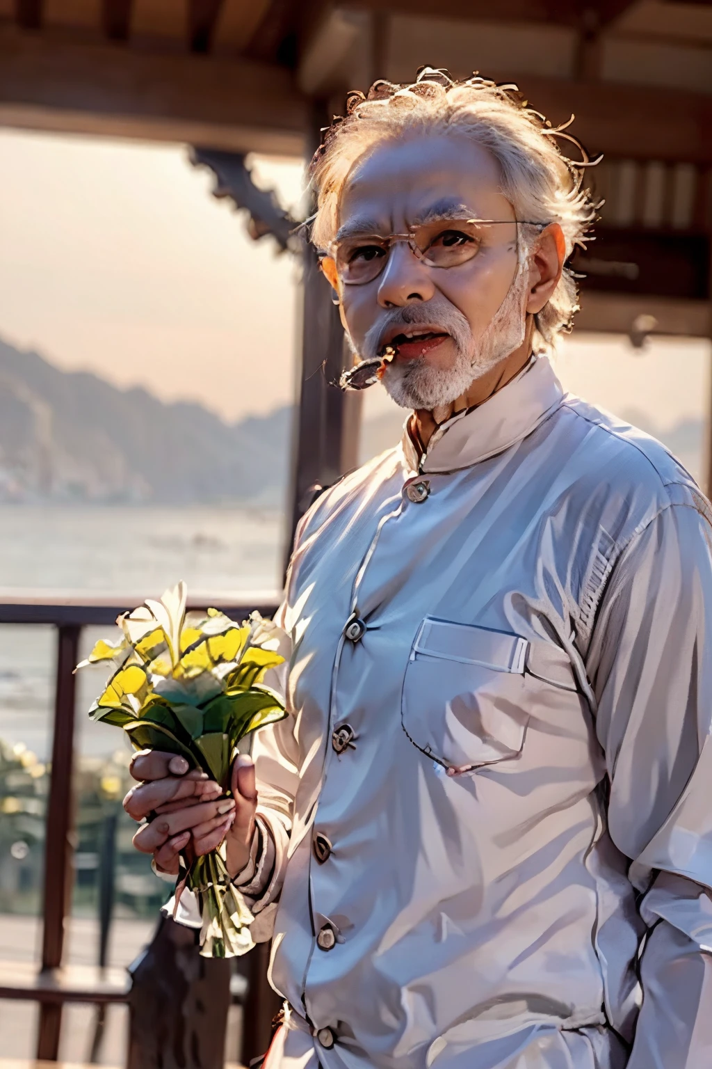 Narendra Modi eating food
