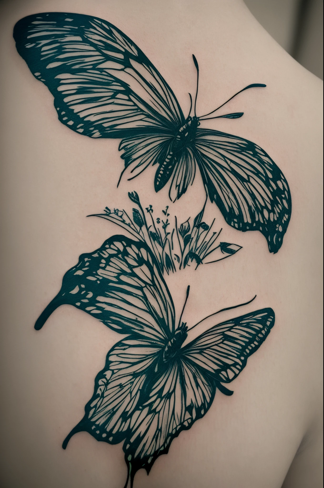 tattoo idea: butterfly with the phrase “amare est mutare”