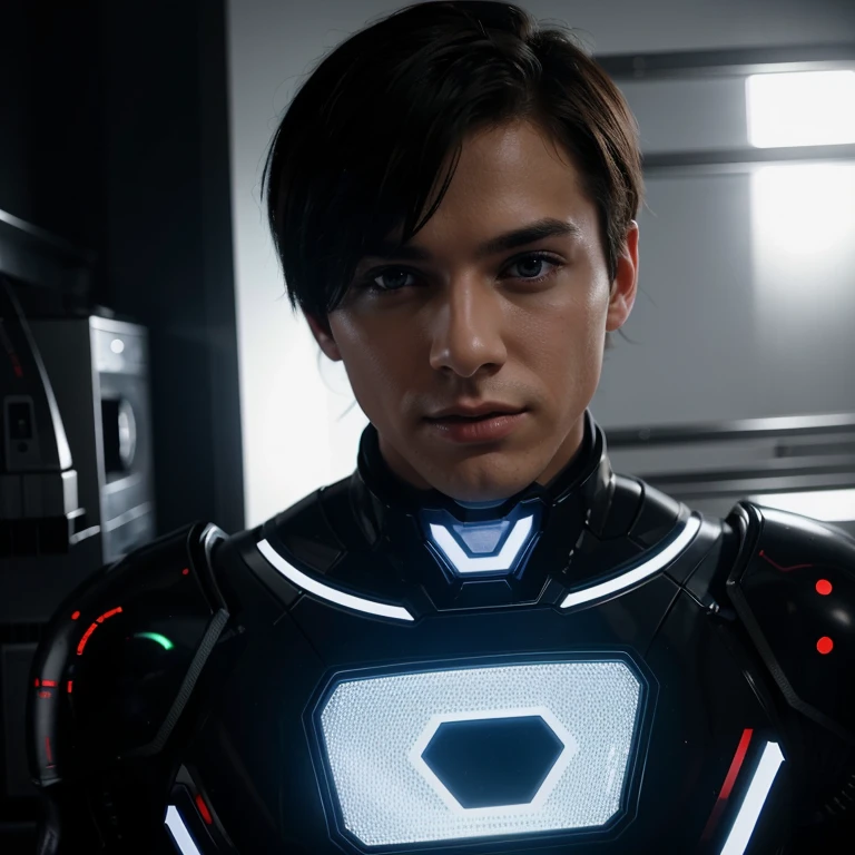 Gay homosexual man who is hot that is homosexual that is partly a robot that is homosexual and really gay and he is by himself that want sexual tension
