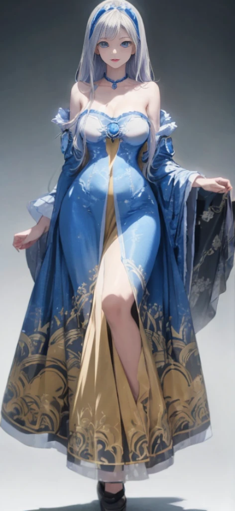 (fully body photo),Fluorescent background,(1 Witch,Flash fluorescence,military hat,Transparent tulle kimono,Delicate tiara,ssmile),(paper art,Quilted paper art,geometry),(Lots of colors,Best quality at best,high detal,tmasterpiece,movie light effect,4K,lightand shade contrast),Blue transparent tulle cheongsam,pigtails,Red knee-length socks,luminous totem,eBlue eyes,green hair and big breasts,long braid,Nice face