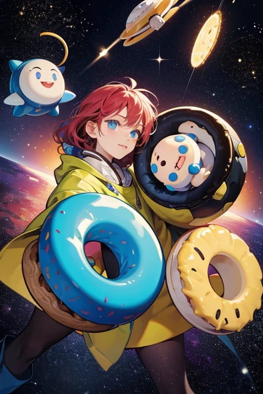 Space Doughnut speaks in an alien language exclusively, making it difficult for others to understand them. Despite this, they are very carefree and playful and can easily bond with other Cookies