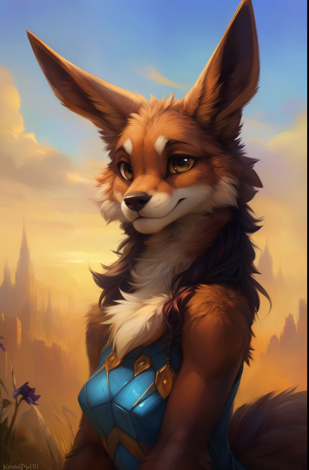 antro, Eevee, female, feral traits, (Garras pequenas, SFW:1.5, corpo inteiro, sky view, High sky, sky background, :3, corpo hexagonal colorido 76421A, orelhas hexagonais coloridas 76421A, uva roxa cor interna das orelhas:1.3, medium breasts, cor hexadecimal 362313 cabelo:1.3, cor hexadecimal 362313 cabelo, peludo, seios redondos, Rabo de Raposa, purple iris:1.5, Olhos detalhados, Montanha, nariz pequeno, peludo, cor hexadecimal 362313 cabelo:1.3, neck fluff:1.2, Olhos detalhados, coxas enormes, pilha curta, adulto jovem, Raposa da floresta), enviado para e621, retrato bonito e detalhado, enviado para e621, ((por Kenket, Tran Ross, Ruan Jia, Zaush, Foxovh, por Zackary911, por hyattlen, por teranen, por Fumiko, por Pixelsketcher, Directed by: Bayard Wu, Directed by: Thomas Benjamin Kennington, por Einshelm, por Kilinah, por Coffeesoda, por hioshiru, por fluff-kevlar, por Dimwitdog)), adulto jovem ((18anos)), sozinho