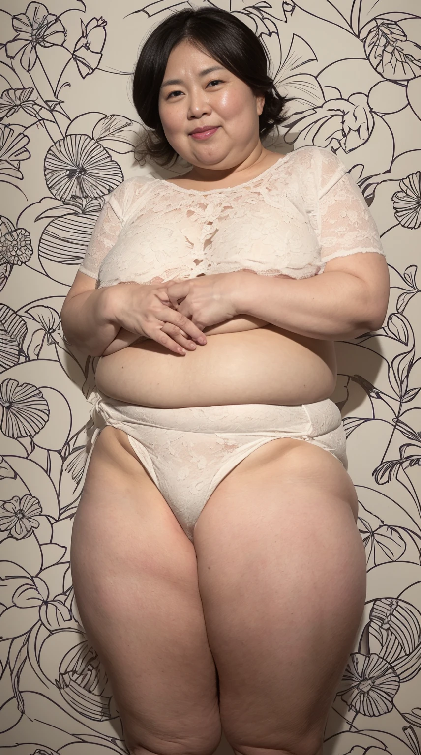 1 Japanese girl,White skin,Sweat,(fat),(very fat face),(Japanese girl,White skin,Sweat,(fat),(Big Beautiful Woman),(over 250kg),(Fat cheeks),(Fat chin),(upturned nose),(Big tits),((1 umbilicus)),(Fat hips),(Fat belly),(Fat legs)Very realistic,Sea side,(flower pattern Micro bikini),(ass sticking out),