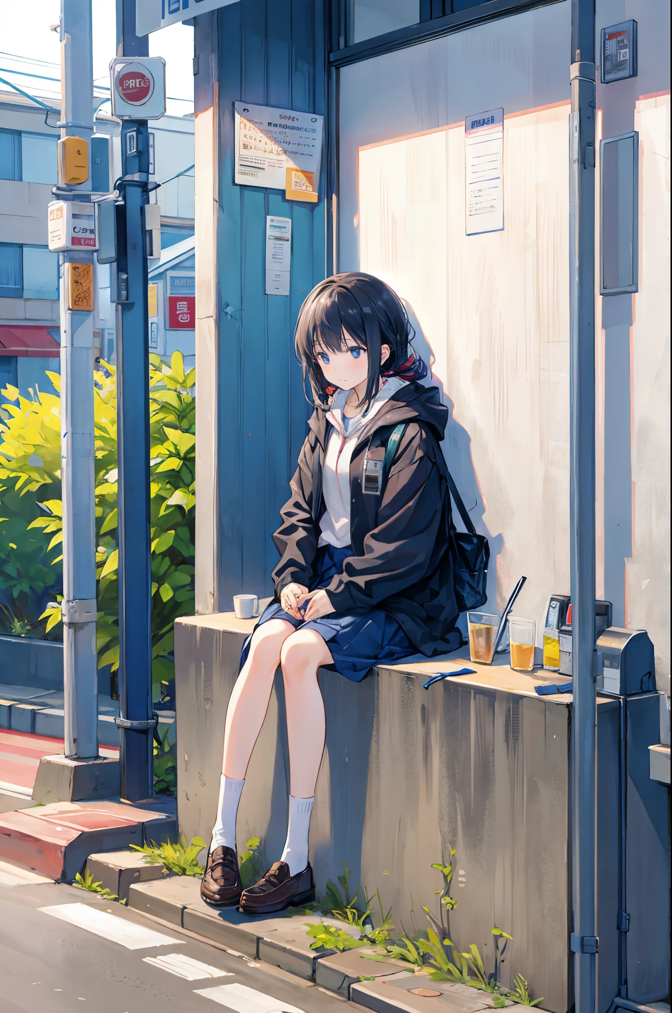waiting time、In the street