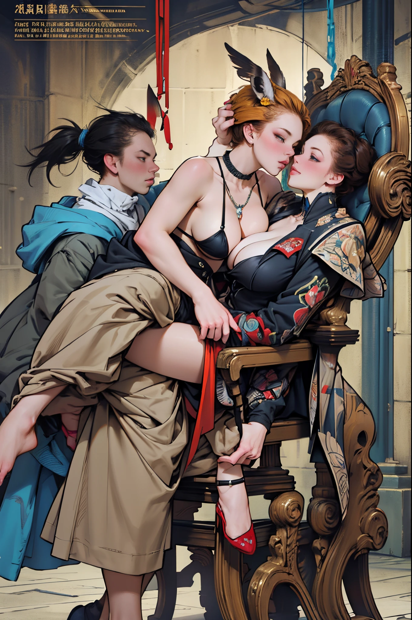  brown Azur Lane waifu，Greatly，extra thick curve，tied to a  chair，torture machine，Nipple chains，Trapped，in basement，Hijacked，nipple torture，electric chair，sadness and crying，Funk，urinating on herself，Urine flows from the inner thigh to the chair，Kidnapped，Tight black mini  exposes her breasts，Broken underwear，Camel toes，Diamond jewelry，Harajuku girl makeup，   with dents， evoke， SFW， one-girl， 独奏， perfect body figure， It's a perfect face， perfect hand， Perfect Finger， perfect lips， perfect  eyes， Perfect background， perfect atmosphere， Professional Quality， 8K， Perfect photography， Highest resolution， 8K， ray traycing， perfect volumetric lighting， hight quality octane render， High quality vectors， ultra - detailed， SAW movie scenes，  room， Clean the skin， minimalistbackground， Perfect Skin， There are no exceptions