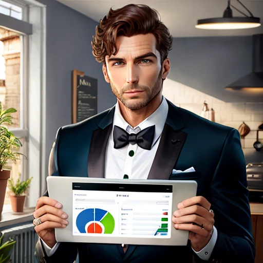 Homem formal marketing digital
