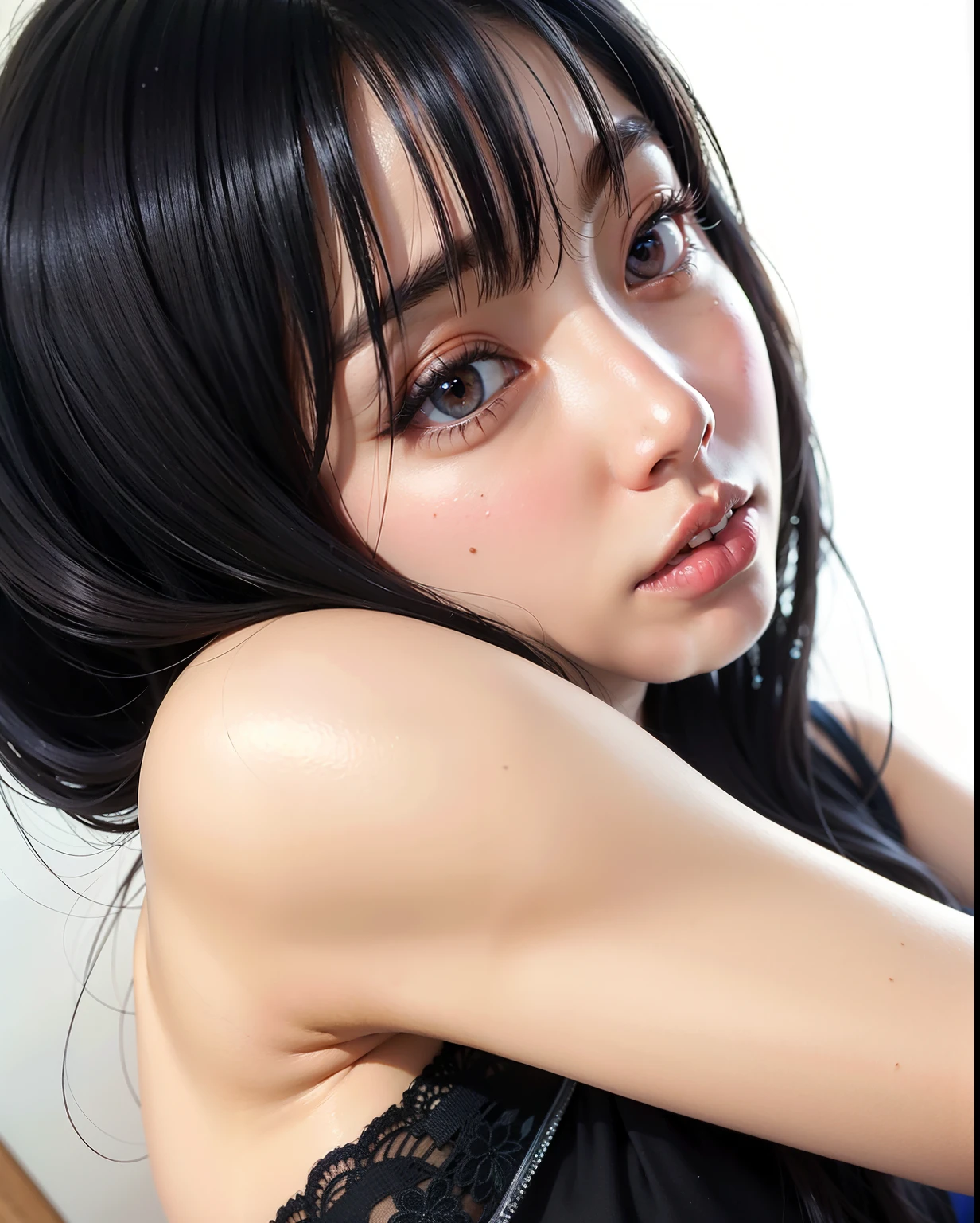 best quality, ultra high res, (photorealistic:1.4), 1 girl, looking at viewer, ulzzang-6500,make love,2man and 1girl,beautiful,oh yeah,