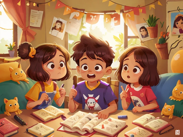 familia pequena fofa de tres lendo a biblia juntos de manha reunidos de um jeito feliz