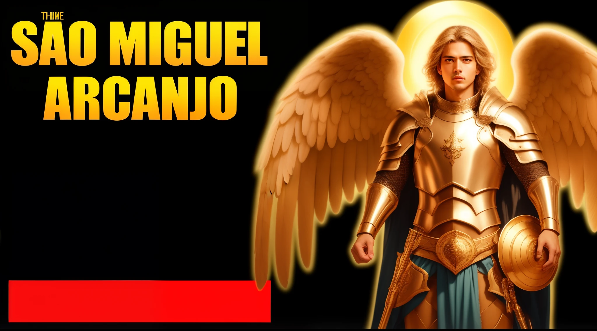 uma imagem de um homem de 36 anos com armadura com asas e uma espada, Miguel Anjo, inspired by Angel Botello, Miguel Anjo, Arcanjo Miguel, Jose Miguel Romano Francisca, saint michael the angel, arcanjo, Manuel Sanjulianblue, Directed by: Hugo Sanchez Bonilla, Directed by: Ramon Piaguaje, Directed by: Angel Botello