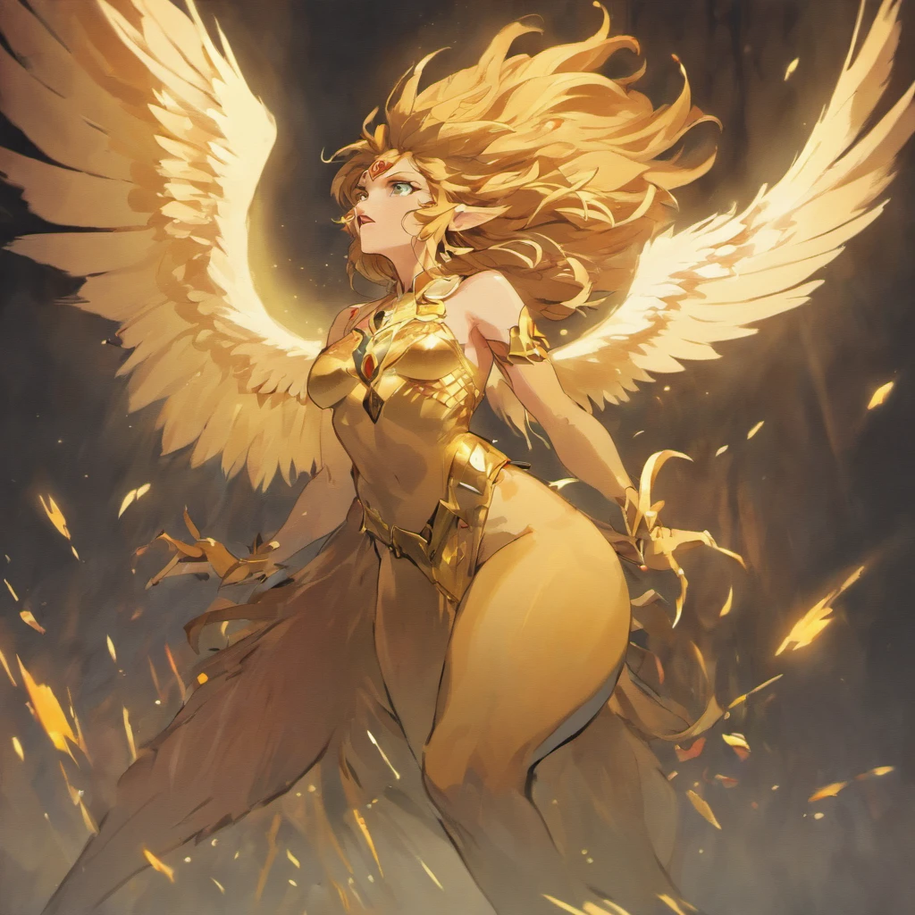 Masterpiece, Professional,  High Definition - quality, sharp focus, perfect artwork, Best Illustration,  trending on artstation, UHD, 4k, full body, NSFW
"tanned woman, huge breast, gigantic ass, blond hair,
 blue eyes, abs, naked, devil horns head, wings"