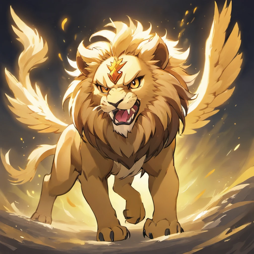 lion griffin, mysterious creature, Majestic, Powerful handle, The body of a lion, Eagle head, Fierce look, sharp talons, grieves, bigger, Wardour, Fantasy realm, Mythical landscape, magical, mysterious creature, mythological beasts, Ferocious, Mythical monsters