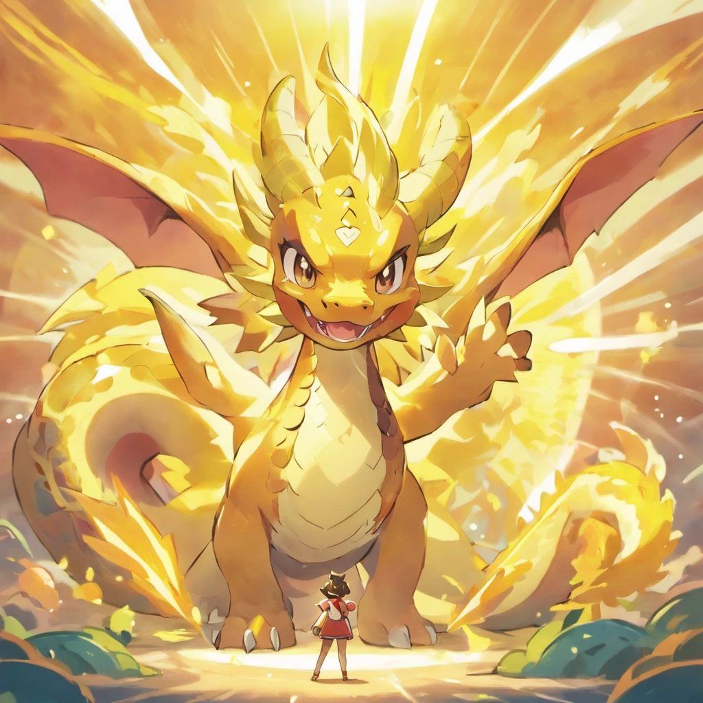 Huge Chinese dragon,Looking at myself standing in front of me,The soft,rays of sunshine,Breeze 1, NSFW