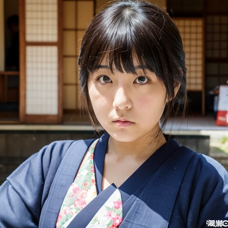 Japan Women,Fat and troubled face