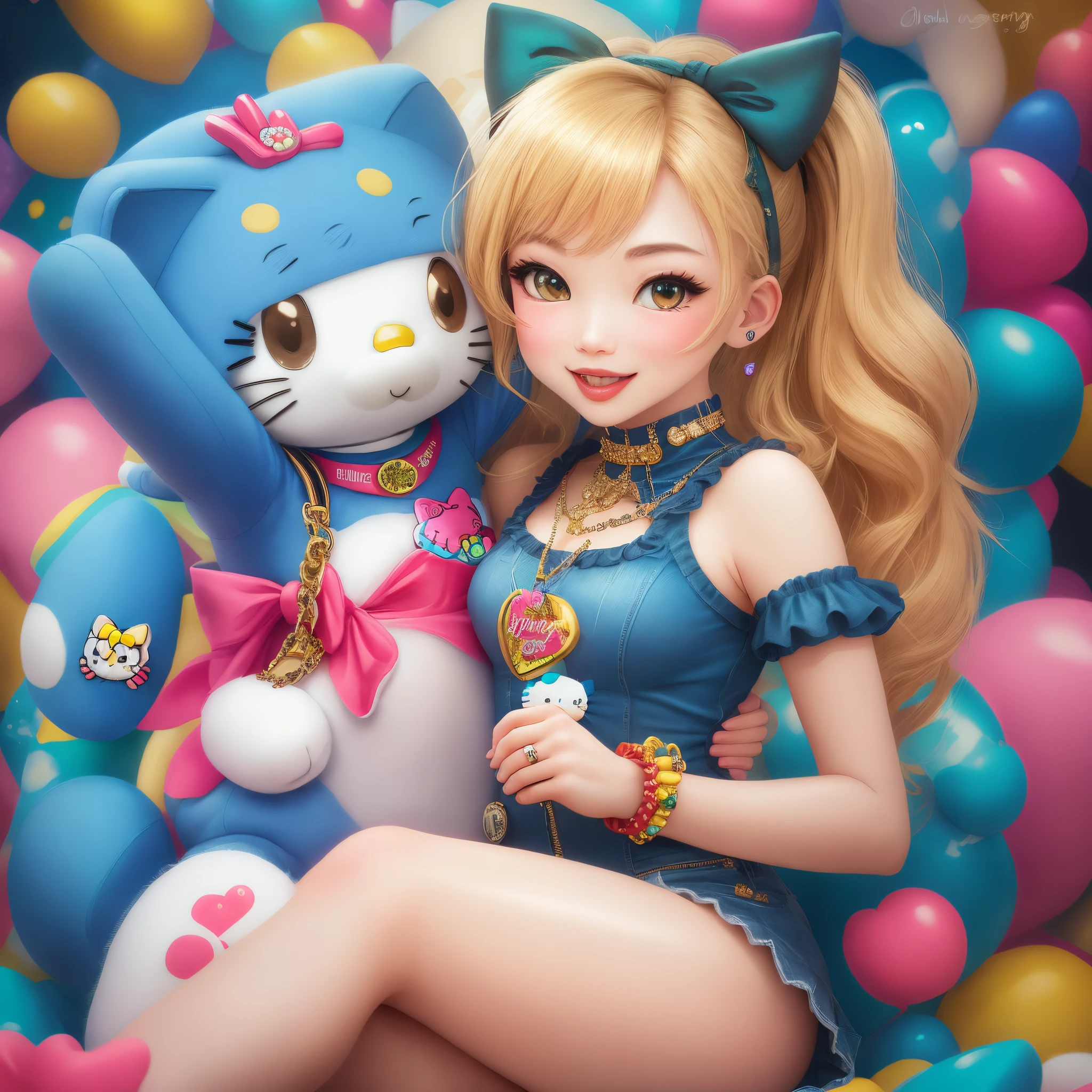 Hello kitty bling E+J