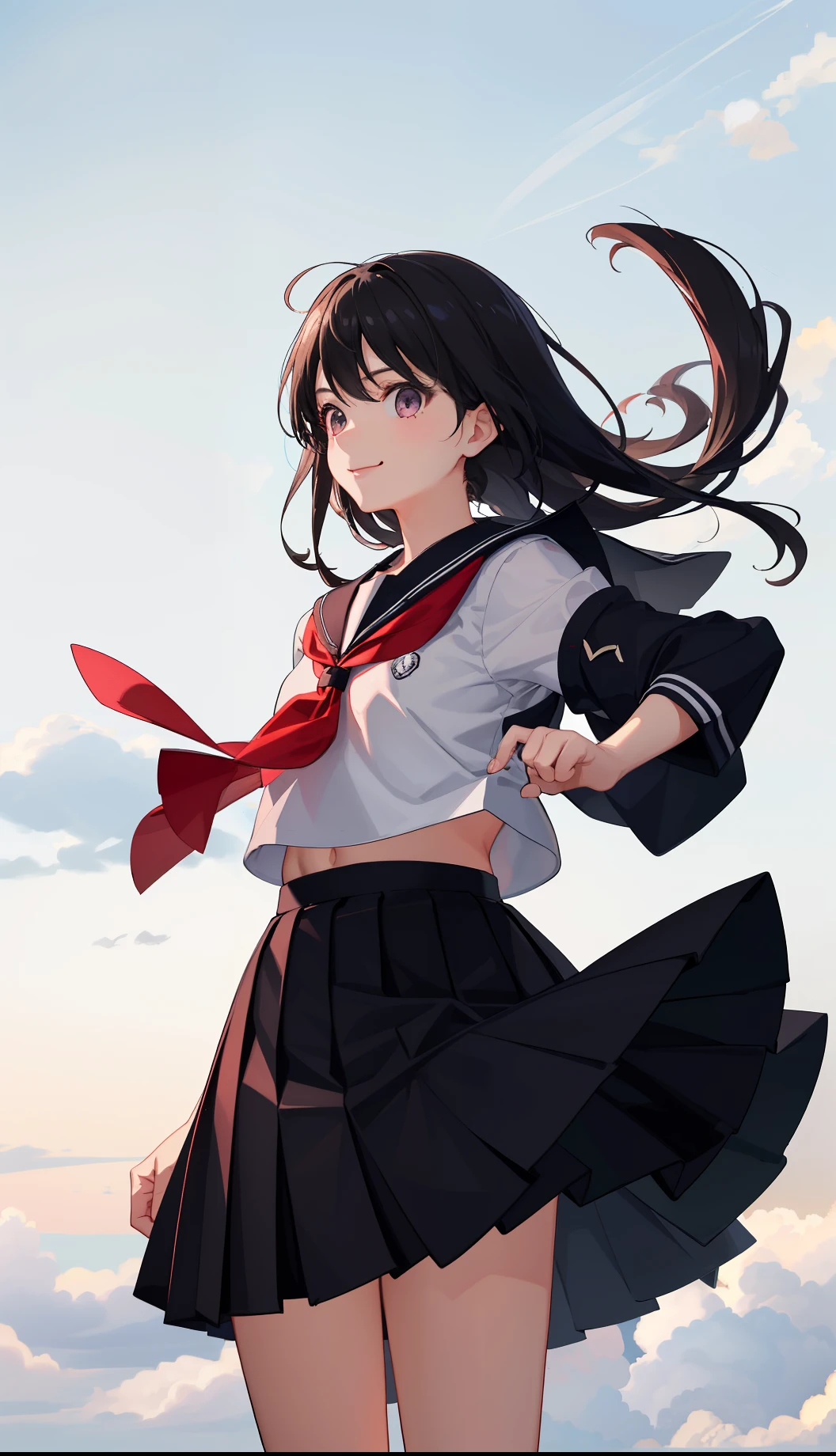 Menina anime com peito grande e meias pretas posando no cu, menina anime sedutora, Guweiz, Melhor Avaliado em Pixiv, curvilnea pequena, Estilo da coleo Kantai, thicc, Estilo de pista Azur, deusa anime, mulher bonita sedutora do anime, Guweiz em Pixiv ArtStation, Hestia, Artgerm extremamente detalhado
