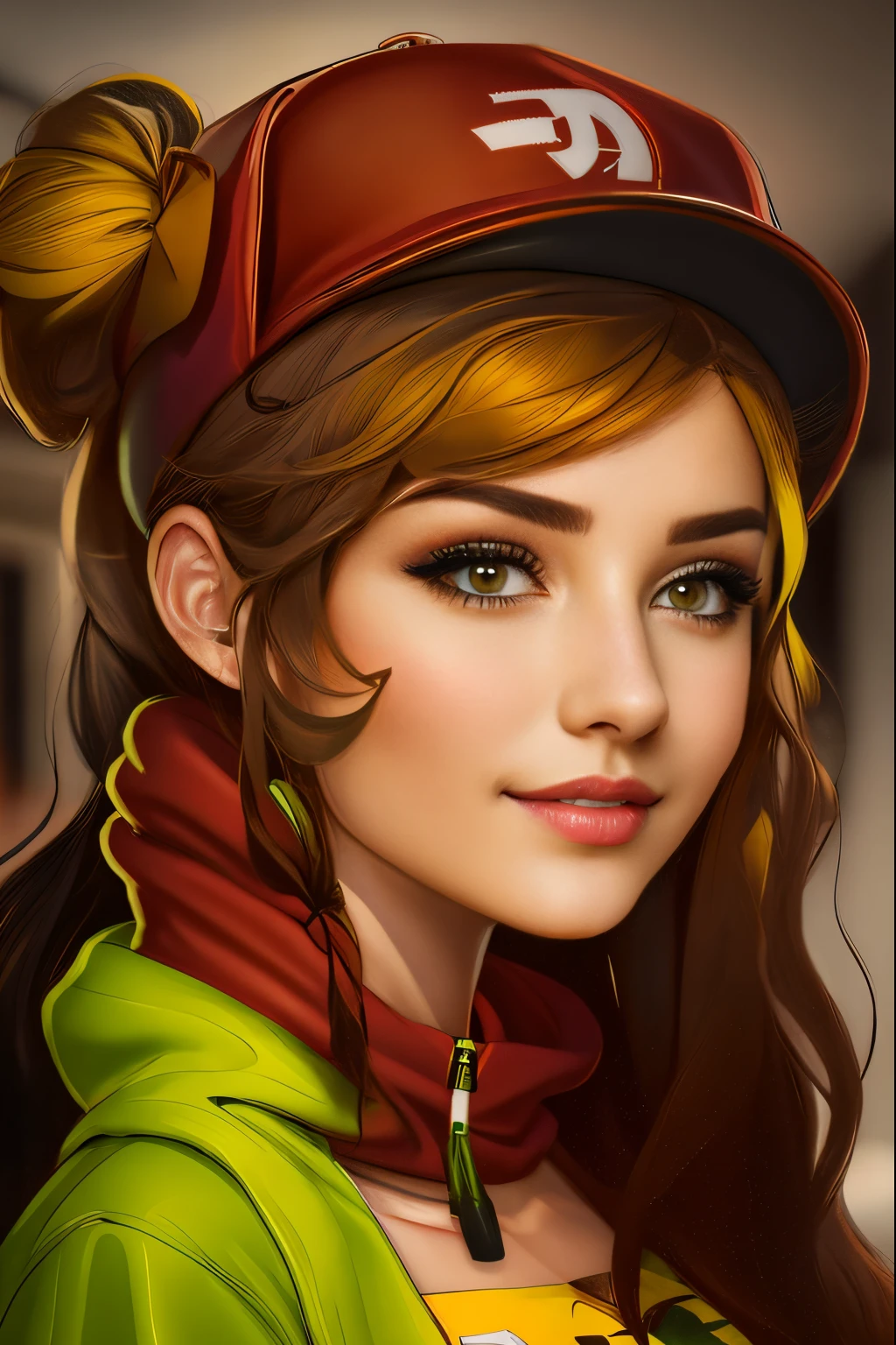 Realistic face, detailed face,