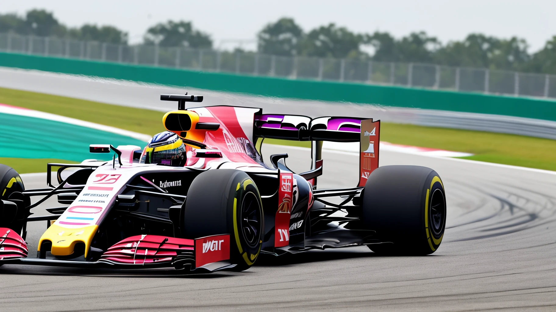 jeon jungkook as a F1 racer
