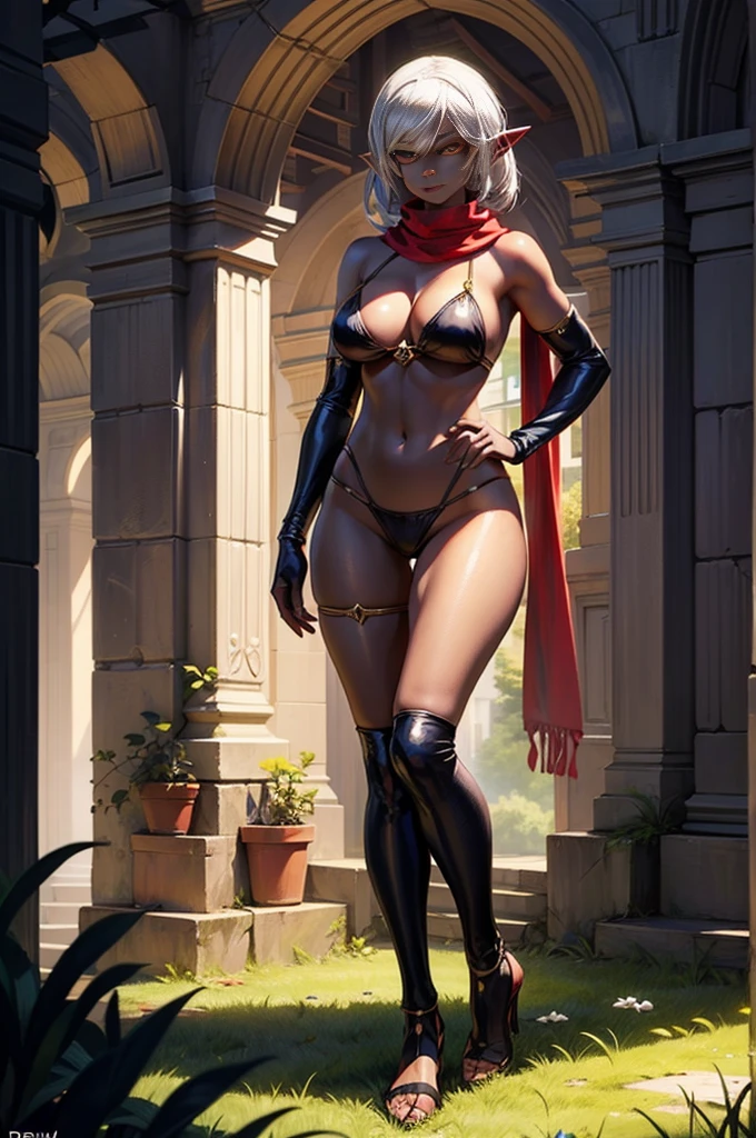 (Numerous award-winning masterpiece, with incredible detail, textures and maximum detail), (hyper realistic:1.4), (Full body image:1.8),((Japanese feudal fantasy world)), (Beautiful oni female warrior:1.8),(challenging and daring  grin on thick lips:1.5) (Serious yet Seductive Gaze:1.9),(oni horns:1.99) best quality real texture reddish skin, (bewitching finely Detailed and beautiful facefeatures:1.6),(Wearing a fall of shoulders short kimono:1.99)(Image of aesthetic and decadent atmosphere:1.9),(muscular and thick body:1.75), (curvy body with large breasts:1.8) (a very mature body shape:1.6) (fair but beautiful reddish skin and face:1.8), (wearing  delicately crafted hairpins:1.8),(Two eyes that emit strong golden light from inside:1.4), ((dramatic photo)), ((cinematic light)),(dramatic pose), ( bewitching light:1.4), (beautiful long silver hair, Wind Effects:1.6), (road of an old feudal castle:1.7), (forest:1.6), pic realistic, faded, ((neutral colors)), art, (hdr:1.5), (muted colors:1.2), hyper detailed, (art station:1.5), cinematic, warm lights, light effect, dramatic light, (intricate details:1.1), complex background,