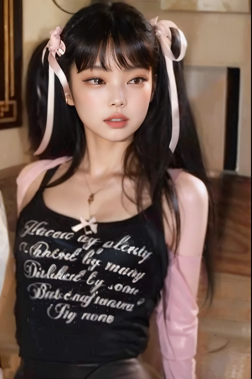 Jennie de la cara de Blackpink, fotorreslista, UltraHD, 8k