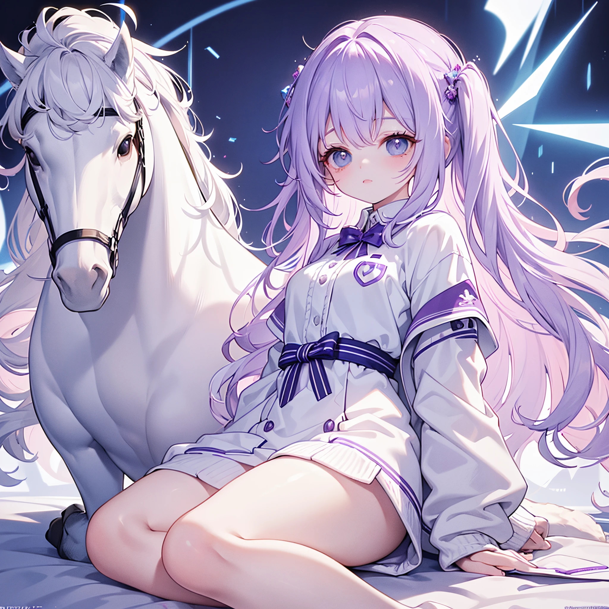 Masterpiece, best quality, high quality, ultra detailed, 💜💊⚡🦄⚡💉💜